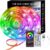 100FT Smart LED Strip Lights (2 Rolls of 50ft), RGB Strip Lights Sync to Music with 40 Key Remote Controller LED Lights for Bedroom,Christmas Lights decration (Multi-Colored, 100FT)