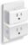 Kasa Smart Plug Ultra Mini 15A, Smart Home Wi-Fi Outlet Works with Alexa, Google Home & IFTTT, No Hub Required, UL Certified, 2.4G WiFi Only, 2 Count (Pack of 1)(EP10P2) , White